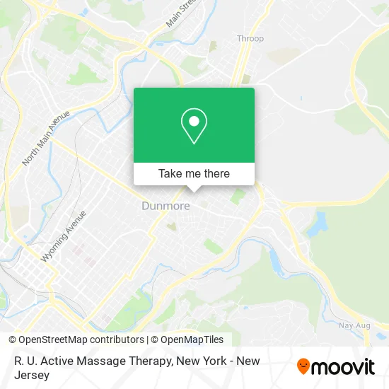 R. U. Active Massage Therapy map