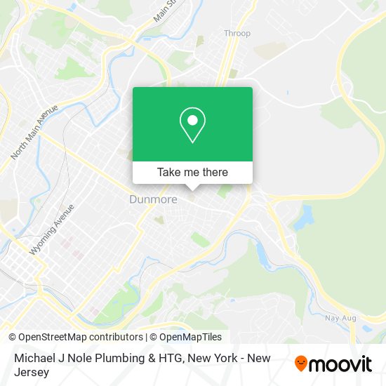 Michael J Nole Plumbing & HTG map