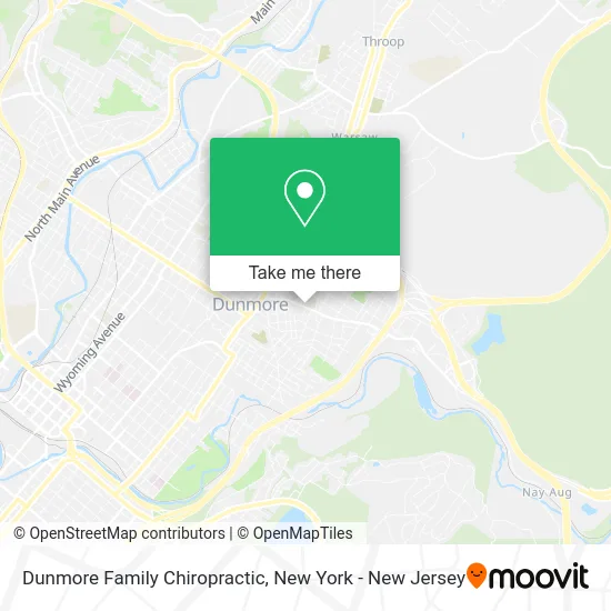 Dunmore Family Chiropractic map