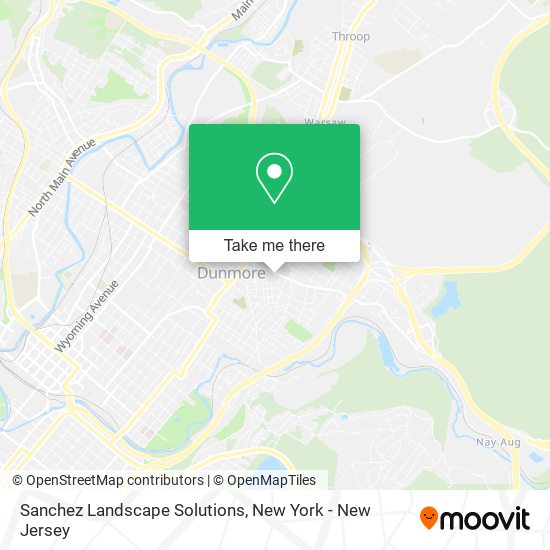 Sanchez Landscape Solutions map