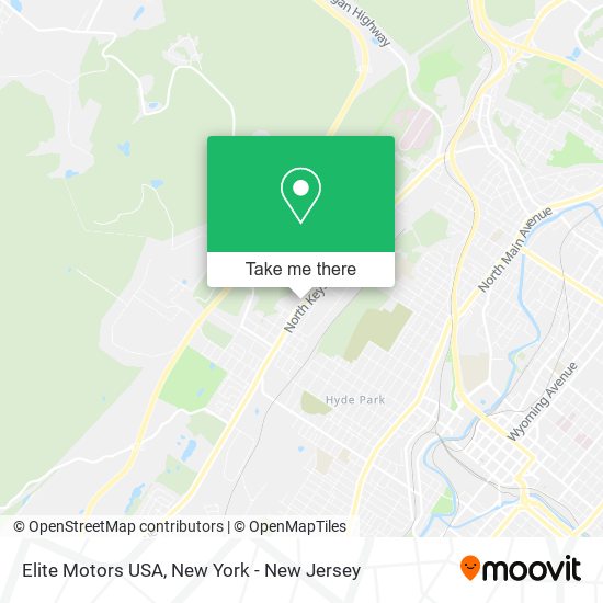 Elite Motors USA map