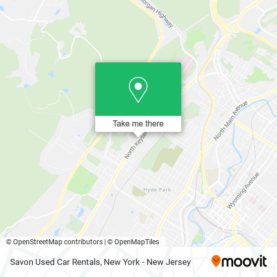 Savon Used Car Rentals map