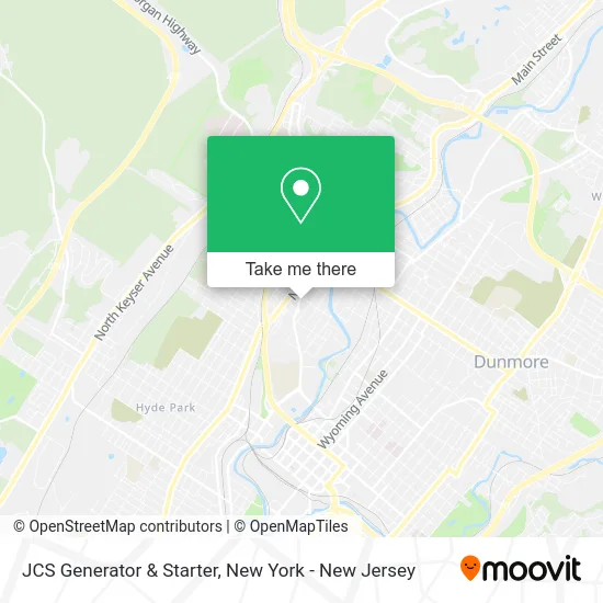 JCS Generator & Starter map
