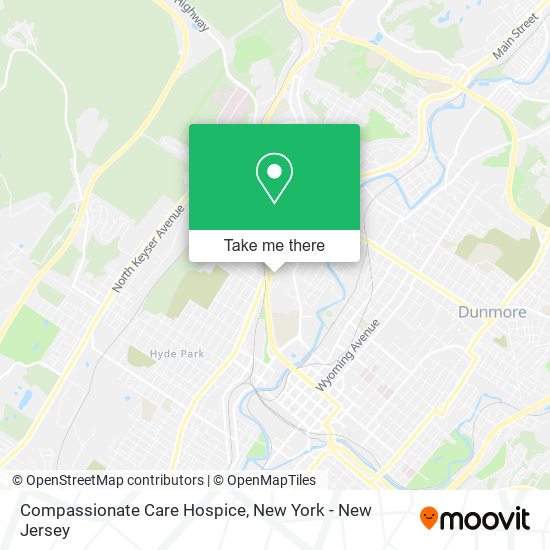Mapa de Compassionate Care Hospice