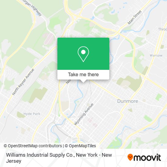 Williams Industrial Supply Co. map