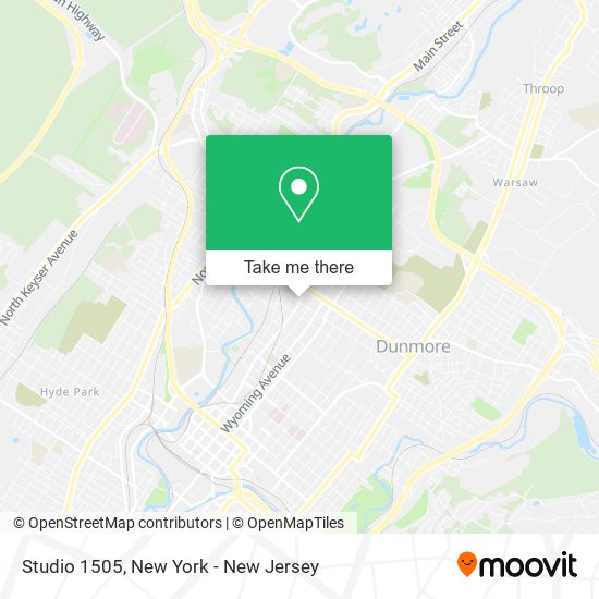 Studio 1505 map