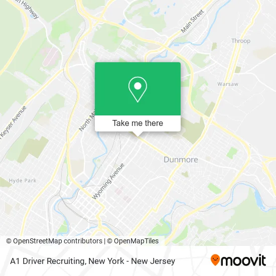 A1 Driver Recruiting map