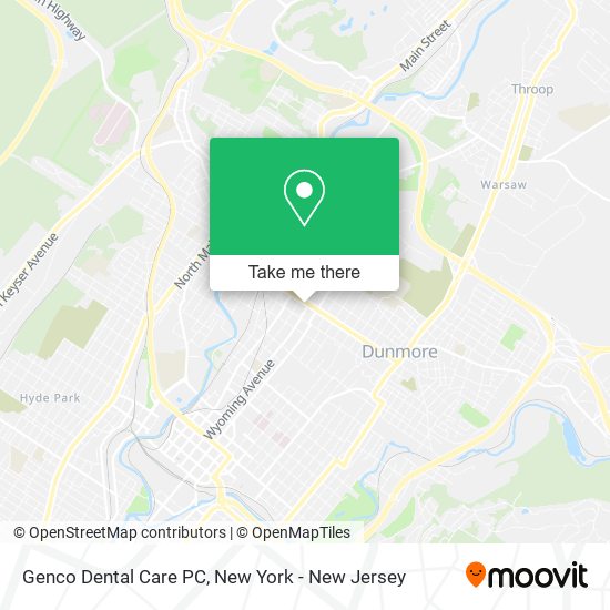 Mapa de Genco Dental Care PC