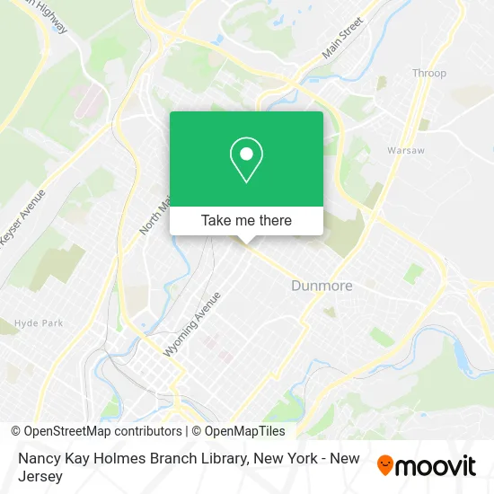 Nancy Kay Holmes Branch Library map