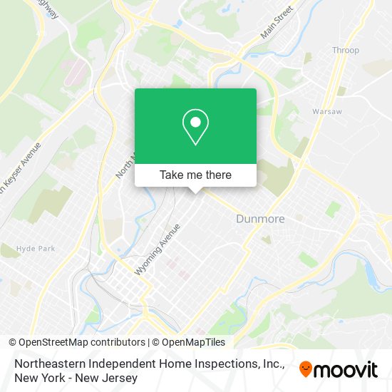 Mapa de Northeastern Independent Home Inspections, Inc.