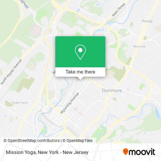 Mission Yoga map