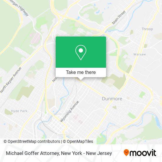 Michael Goffer Attorney map