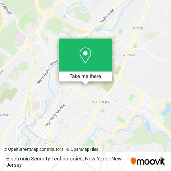 Mapa de Electronic Security Technologies