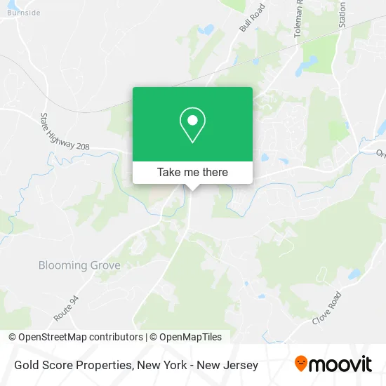 Gold Score Properties map