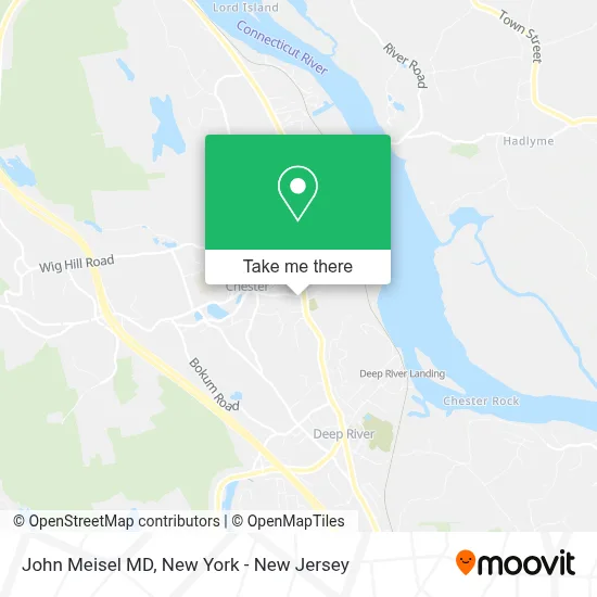 John Meisel MD map