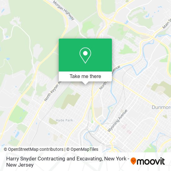 Mapa de Harry Snyder Contracting and Excavating
