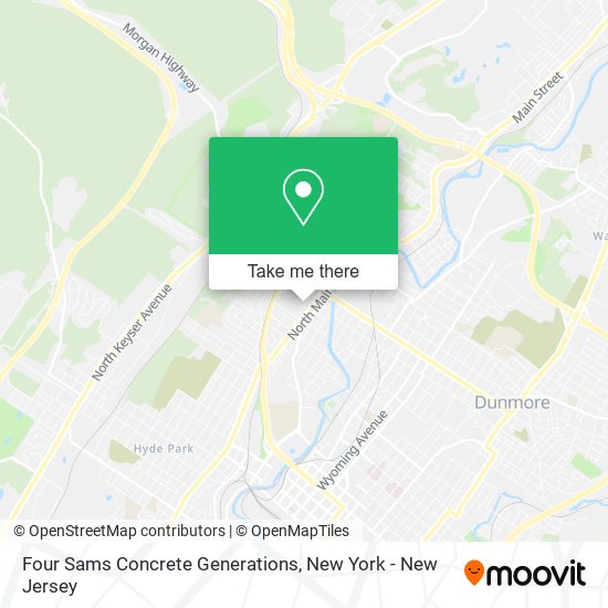Mapa de Four Sams Concrete Generations