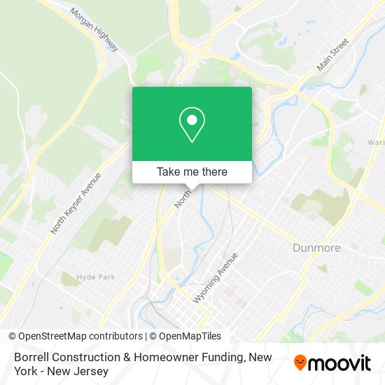 Borrell Construction & Homeowner Funding map