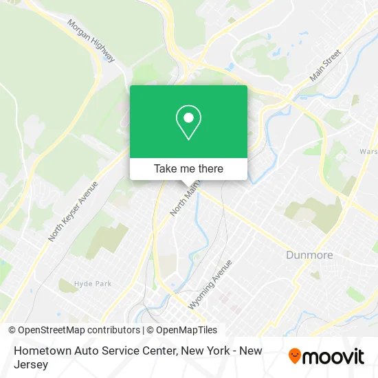 Hometown Auto Service Center map