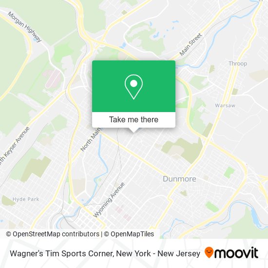 Mapa de Wagner's Tim Sports Corner