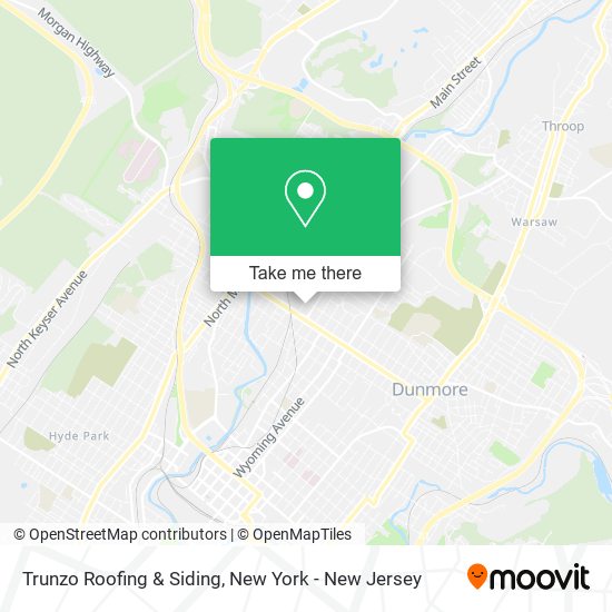 Trunzo Roofing & Siding map