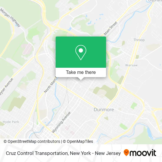 Cruz Control Transportation map