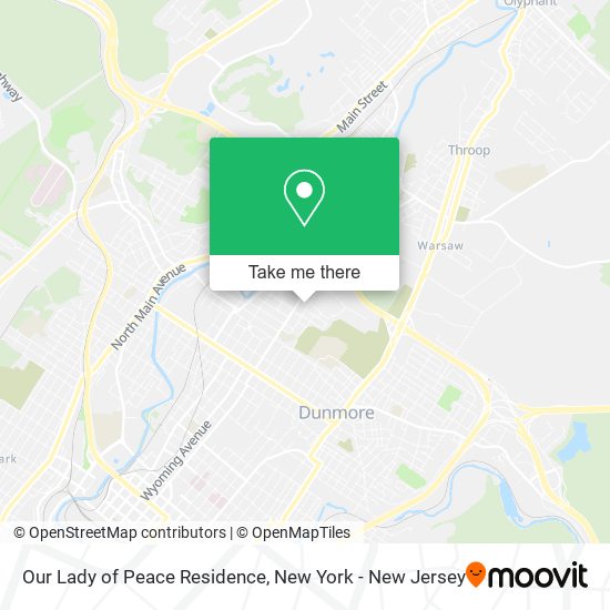 Mapa de Our Lady of Peace Residence