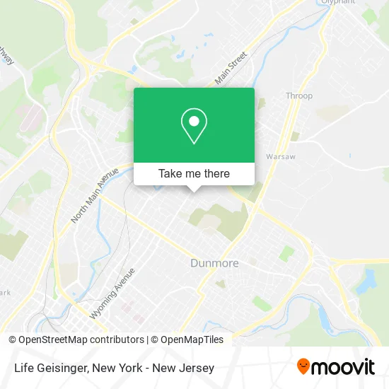 Life Geisinger map