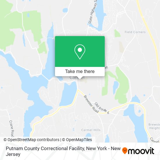 Putnam County Correctional Facility map