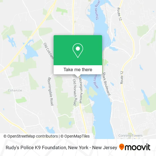 Rudy's Police K9 Foundation map