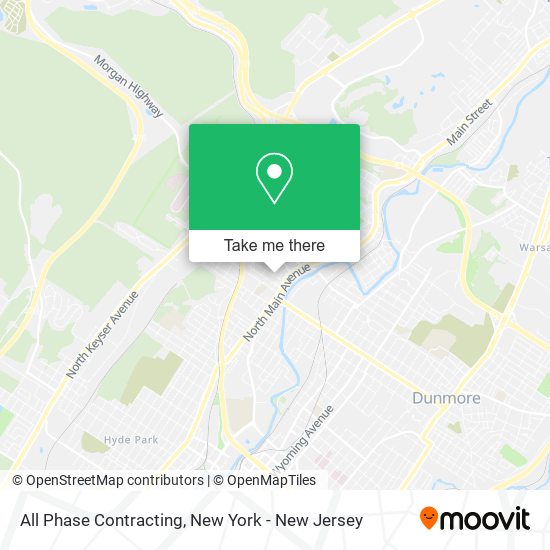 All Phase Contracting map