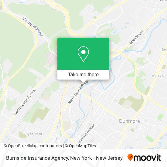 Mapa de Burnside Insurance Agency