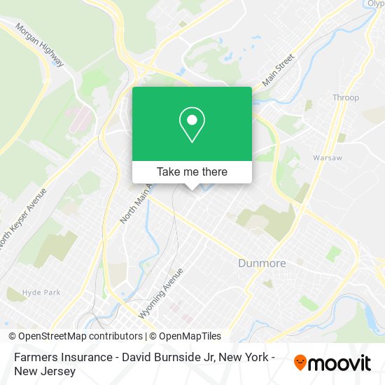Mapa de Farmers Insurance - David Burnside Jr