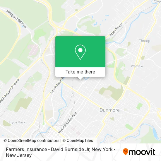Farmers Insurance - David Burnside Jr map