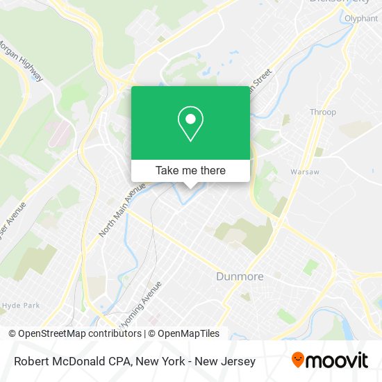 Robert McDonald CPA map