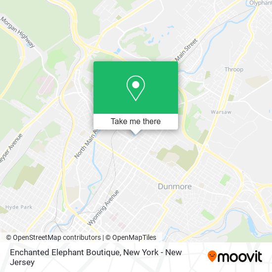 Enchanted Elephant Boutique map
