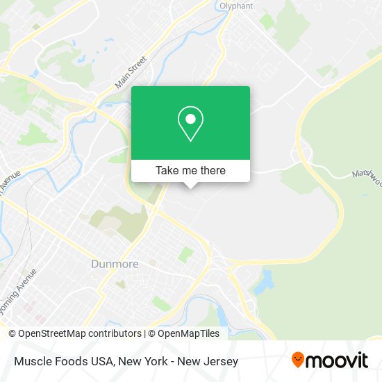 Mapa de Muscle Foods USA