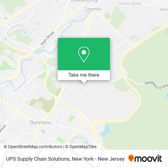 UPS Supply Chain Solutions map