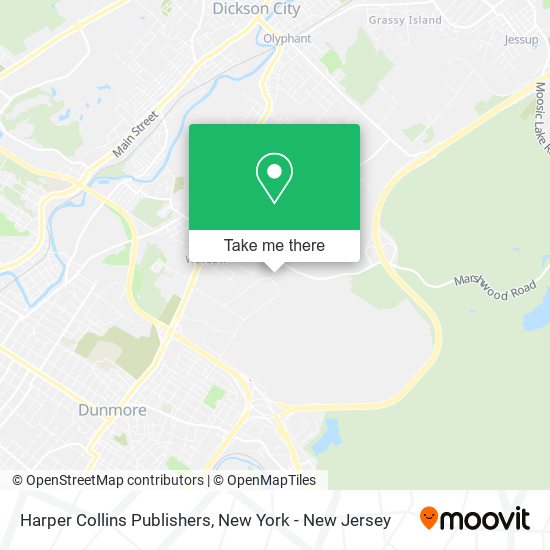 Harper Collins Publishers map