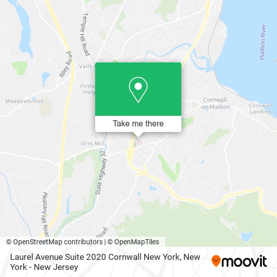 Laurel Avenue Suite 2020 Cornwall New York map