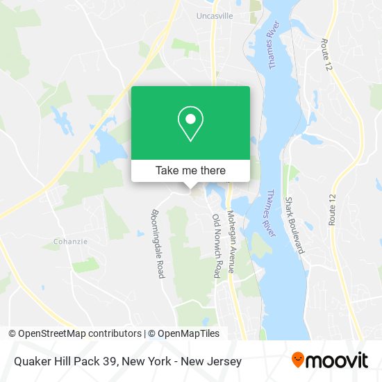 Mapa de Quaker Hill Pack 39