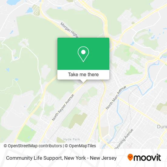 Community Life Support map