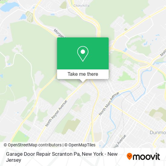 Mapa de Garage Door Repair Scranton Pa