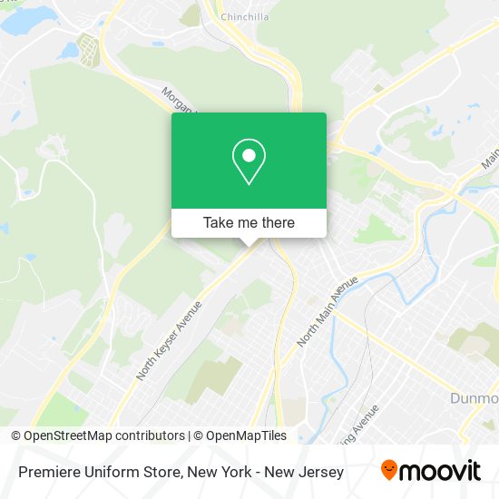 Mapa de Premiere Uniform Store