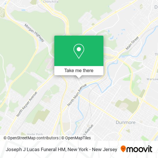 Mapa de Joseph J Lucas Funeral HM