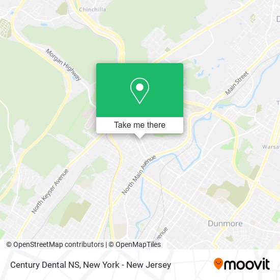 Mapa de Century Dental NS