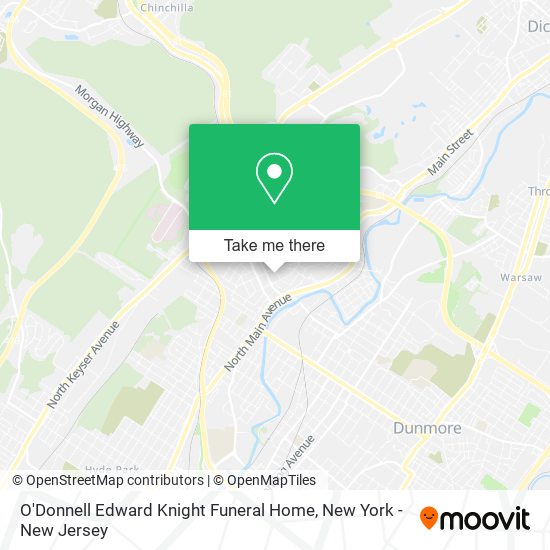 O'Donnell Edward Knight Funeral Home map