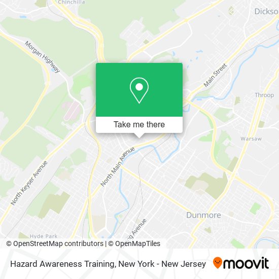 Hazard Awareness Training map