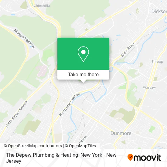 The Depew Plumbing & Heating map