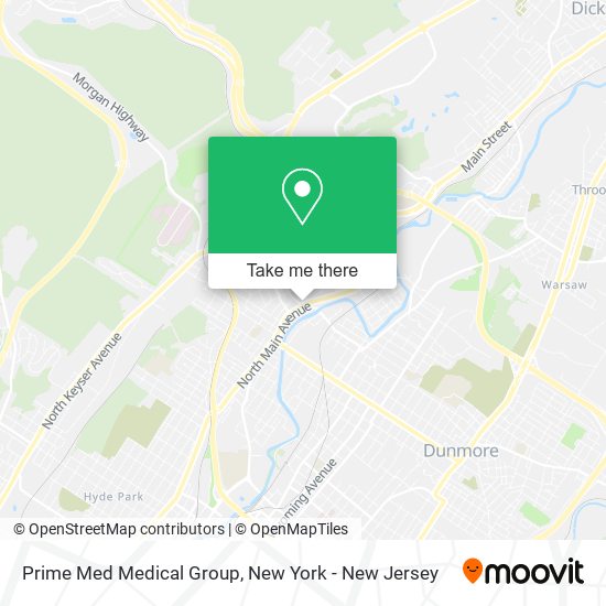 Prime Med Medical Group map